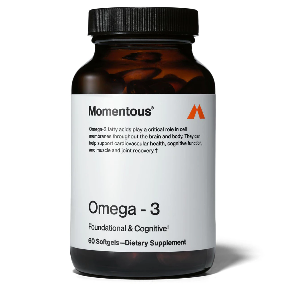 Momentous Omega-3 - NSF Certified for Sport - 30 Servings -- 60 Softgels