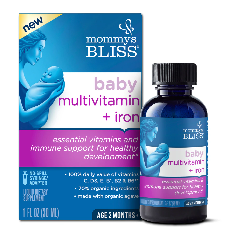 Mommy's Bliss Baby Multivitamin + Iron Drops -- 1 fl oz
