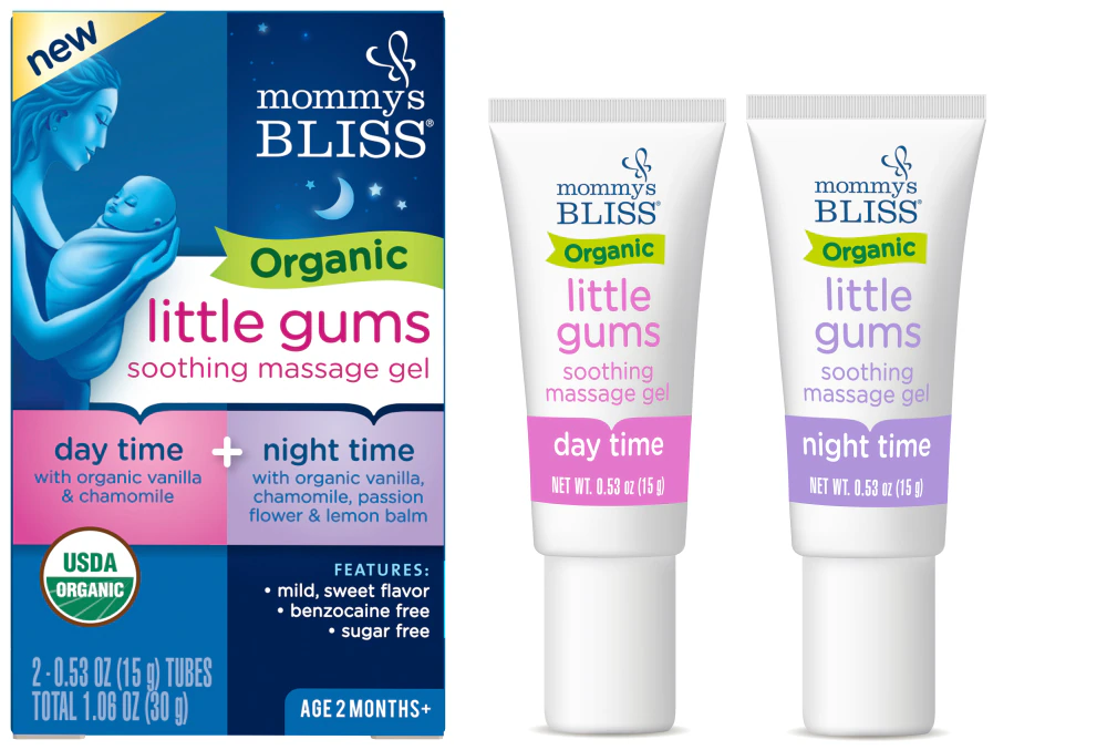 Mommy's Bliss Baby Organic Little Gums Soothing Massage Gel Day/ Night 2+ Months -- 1.06 oz