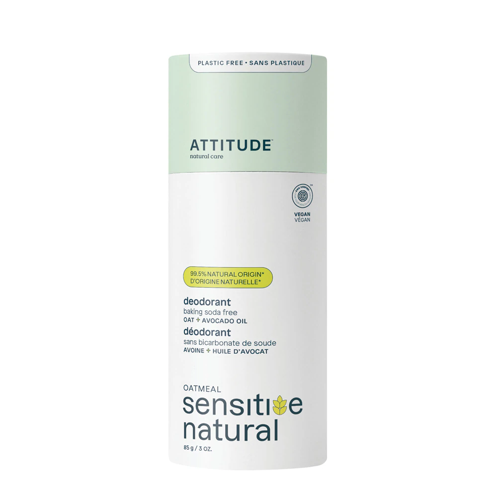 Attitude Sensitive Deodorant Plastic Free Avocado Oil -- 3 oz