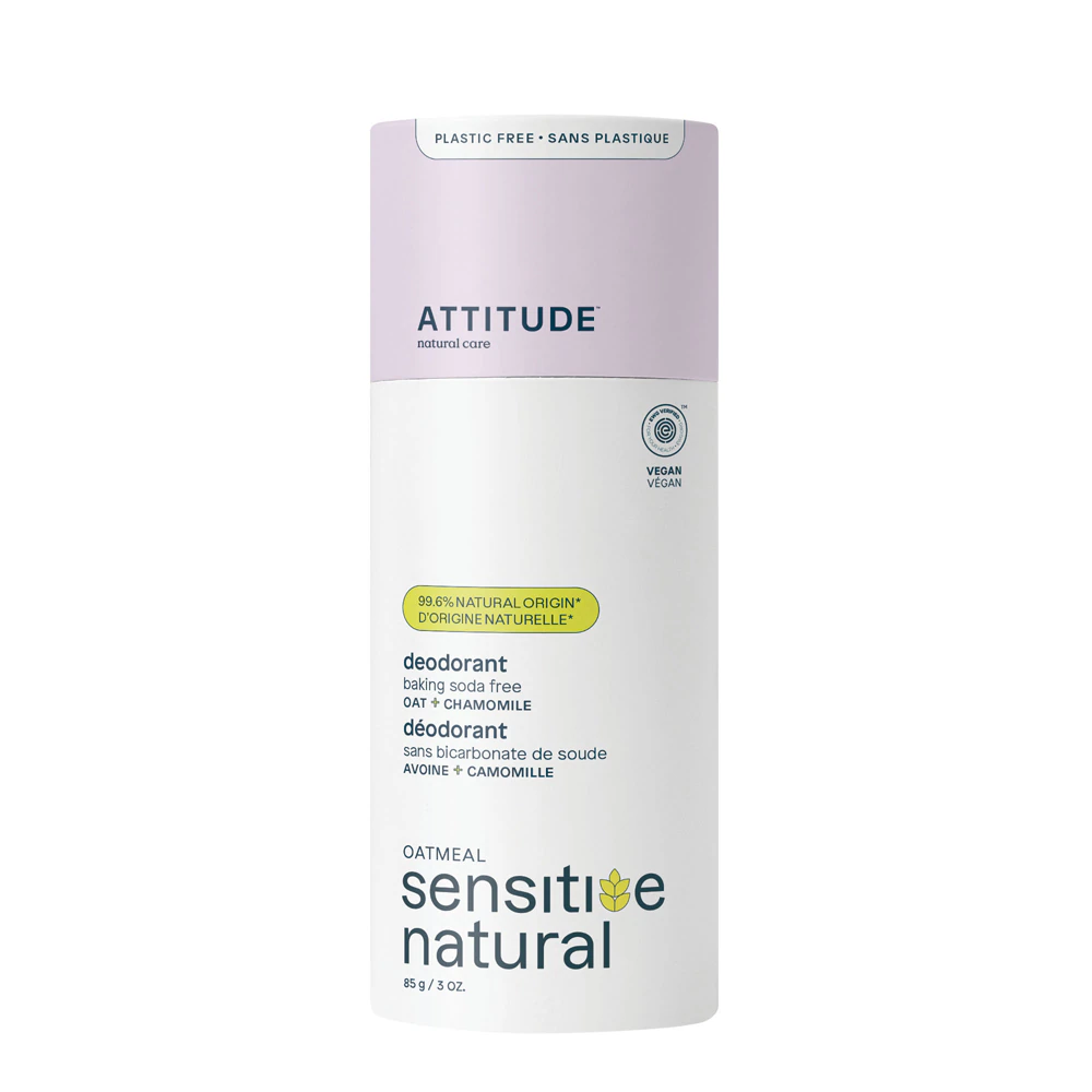Attitude Sensitive Deodorant Plastic Free Oat + Chamomile -- 3 oz