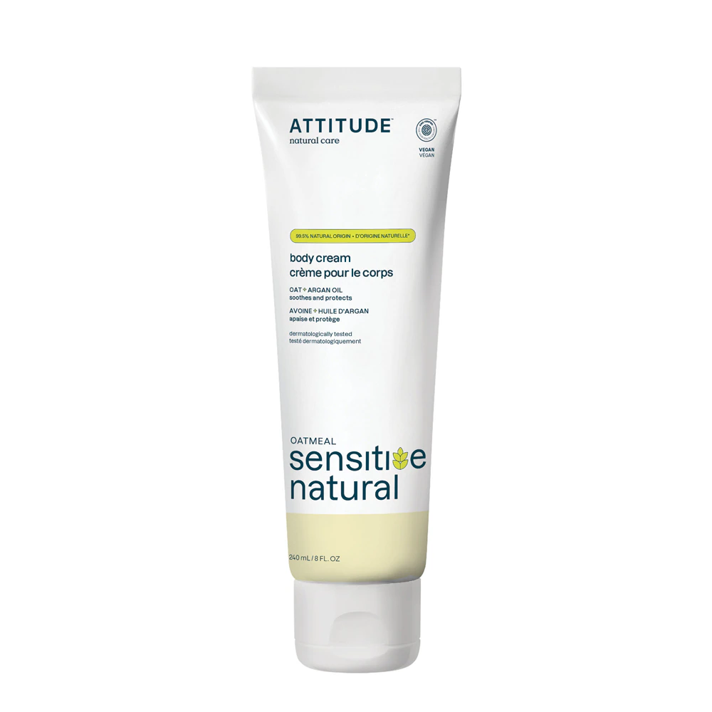 Attitude Sensitive Skin Care Body Cream Argan Oil -- 8 fl oz