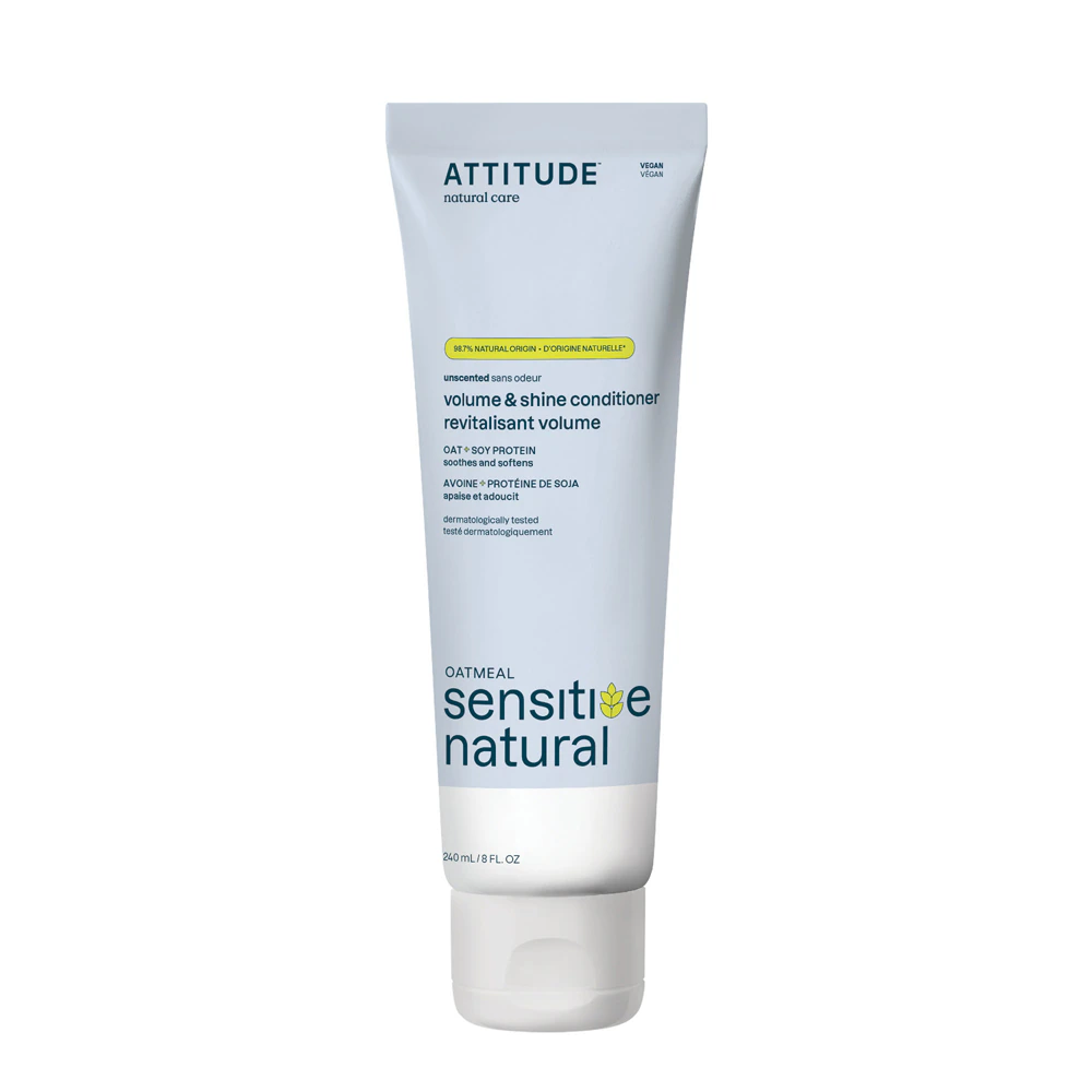 Attitude Sensitive Skin Conditioner - Extra Gentle and Volumizing - Fragrance Free -- 8 fl oz