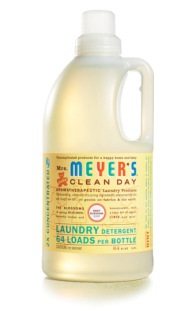 Mrs. Meyer's Clean Day Liquid Laundry Detergent 64 Loads Baby Blossom -- 64 fl oz