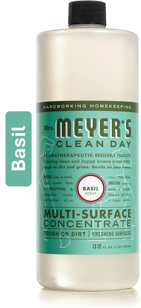 Mrs. Meyer's Clean Day Multi-Surface Concentrate Everyday Cleaner Basil -- 32 fl oz