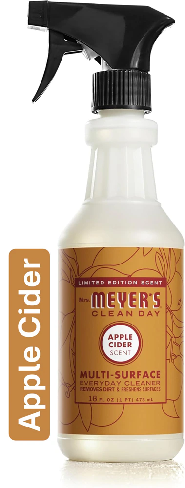 Mrs. Meyer's Clean Day Multi-Surface Everyday Cleaner Spray Fall Apple Cider -- 16 fl oz