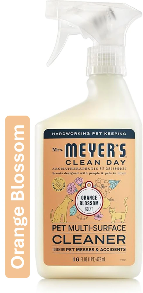 Mrs. Meyer's Clean Day Pet Multi-Surface Cleaner Spray Orange Blossom -- 16 fl oz