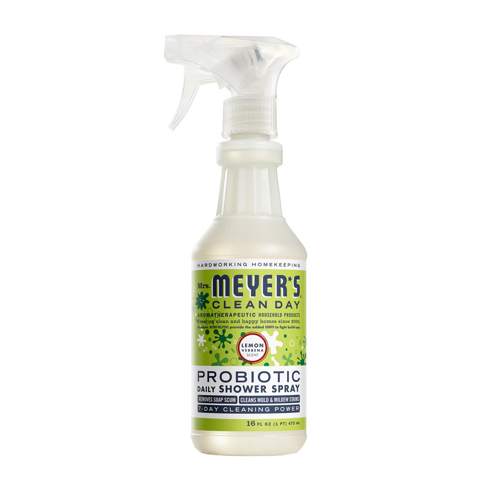 Mrs. Meyer's Clean Day Probiotic Daily Shower Spray Lemon Verbena -- 16 fl oz