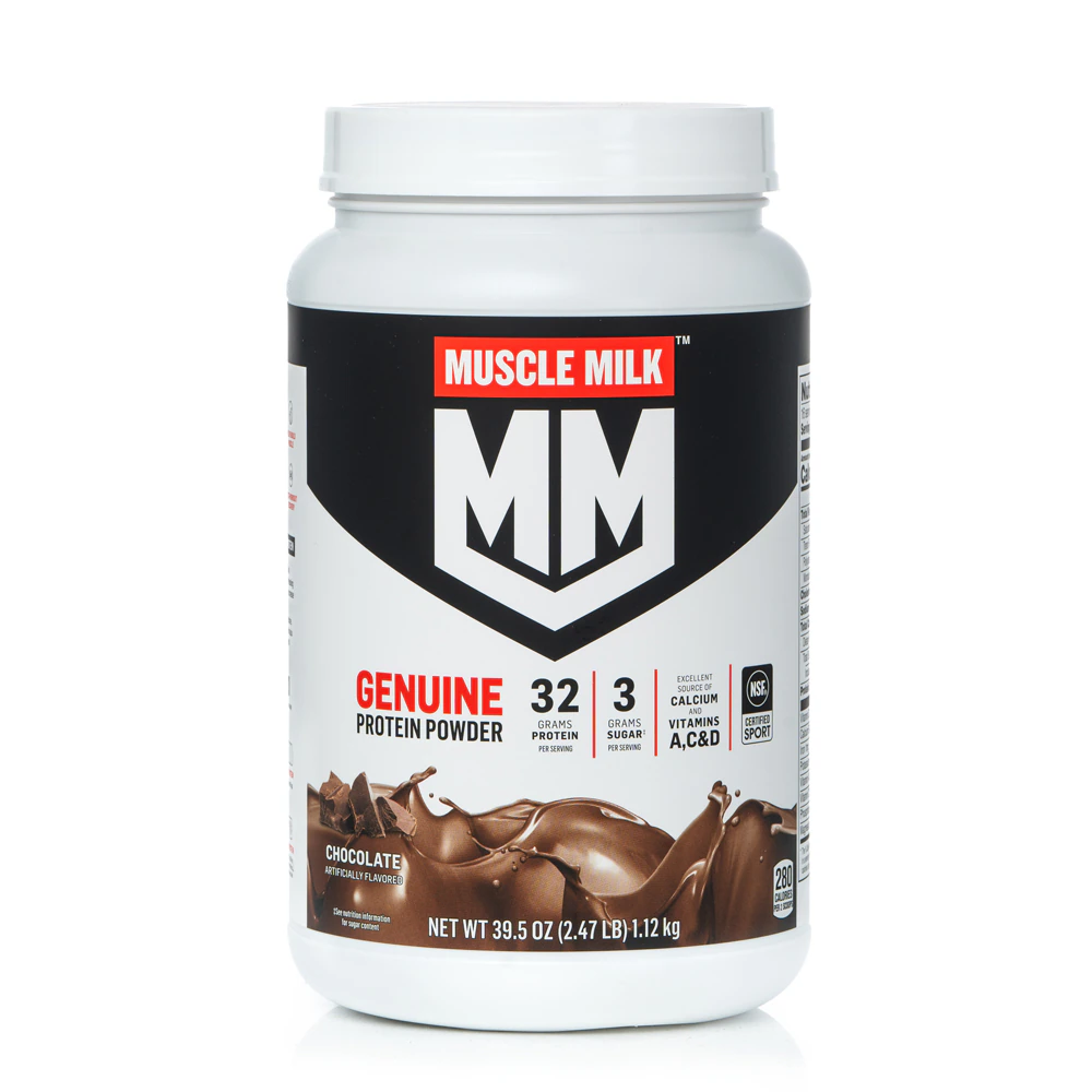 Muscle Milk Genuine Protein Powder - NSF Certified for Sport Chocolate -- 2.47 lbs