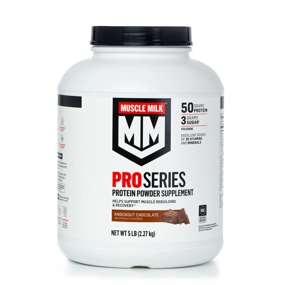 Muscle Milk Pro Series Protein Powder - NSF Certified for Sport Knockout Chocolate -- 5 lb