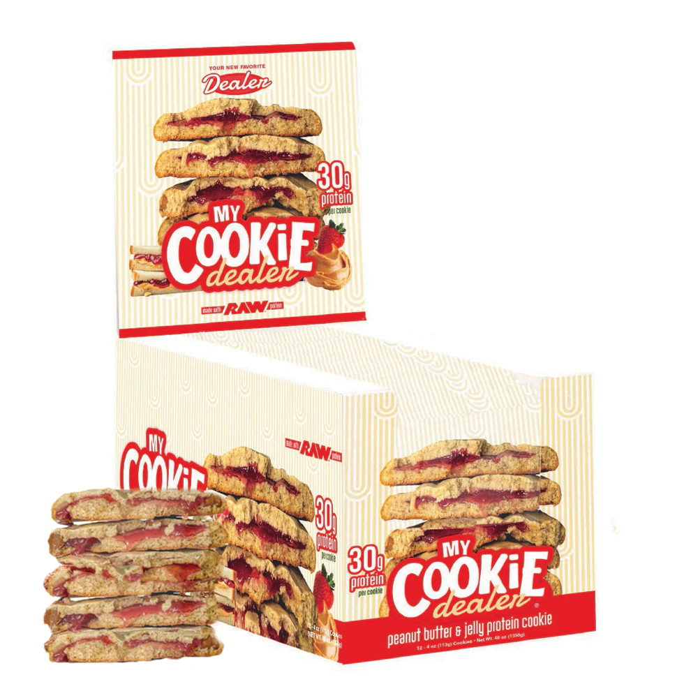 My Cookie Dealer Protein Cookies Peanut Butter & Jelly -- 12 Cookies