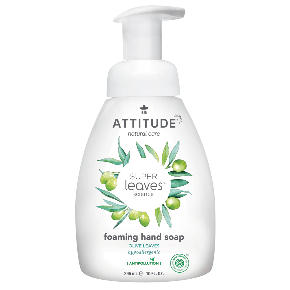 Attitude Super Leaves Foaming Hand Soap - Olive Leaves -- 10 fl oz
