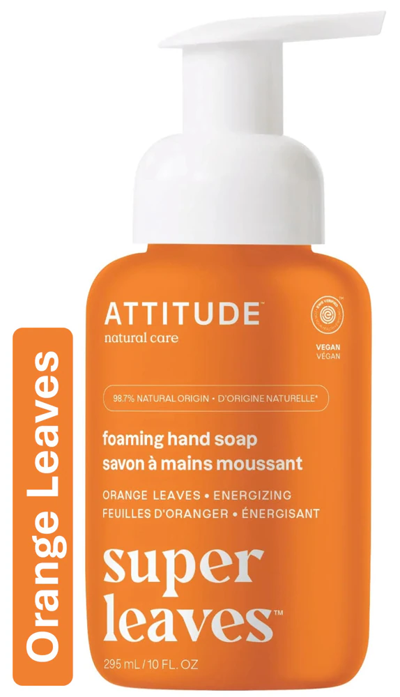 Attitude Super Leaves Foaming Hand Soap - Orange Leaves -- 10 fl oz