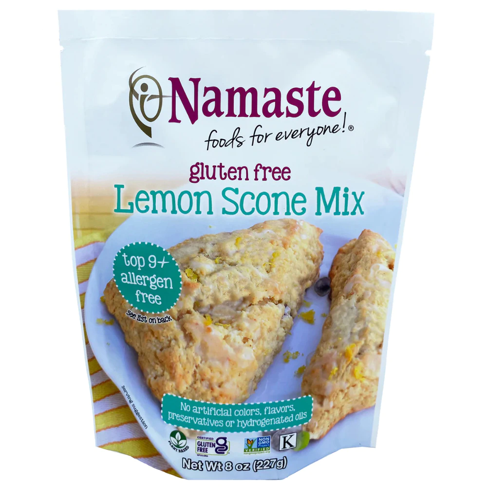 Namaste Foods Gluten Free Scone Mix Lemon -- 8 oz
