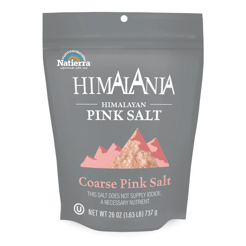 Natierra Himalania Coarse Pink Salt -- 26 oz