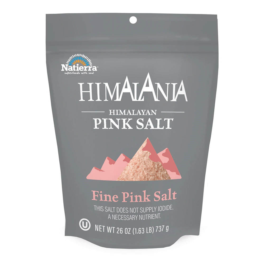 Natierra Himalania Fine Pink Salt -- 26 oz