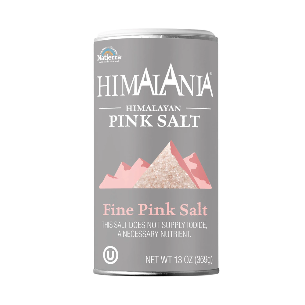 Natierra Himalania Himalayan Fine Pink Salt -- 13 oz