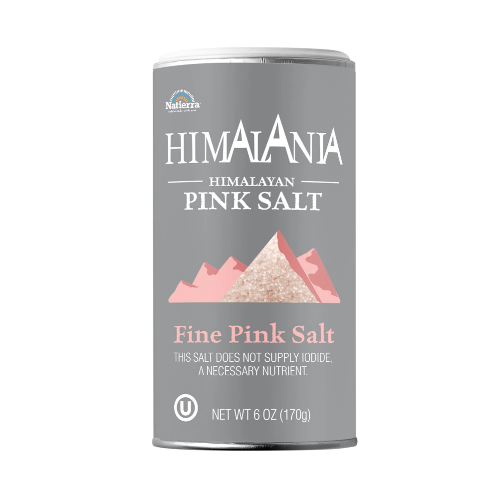 Natierra Himalania Himalayan Fine Pink Salt -- 6 oz