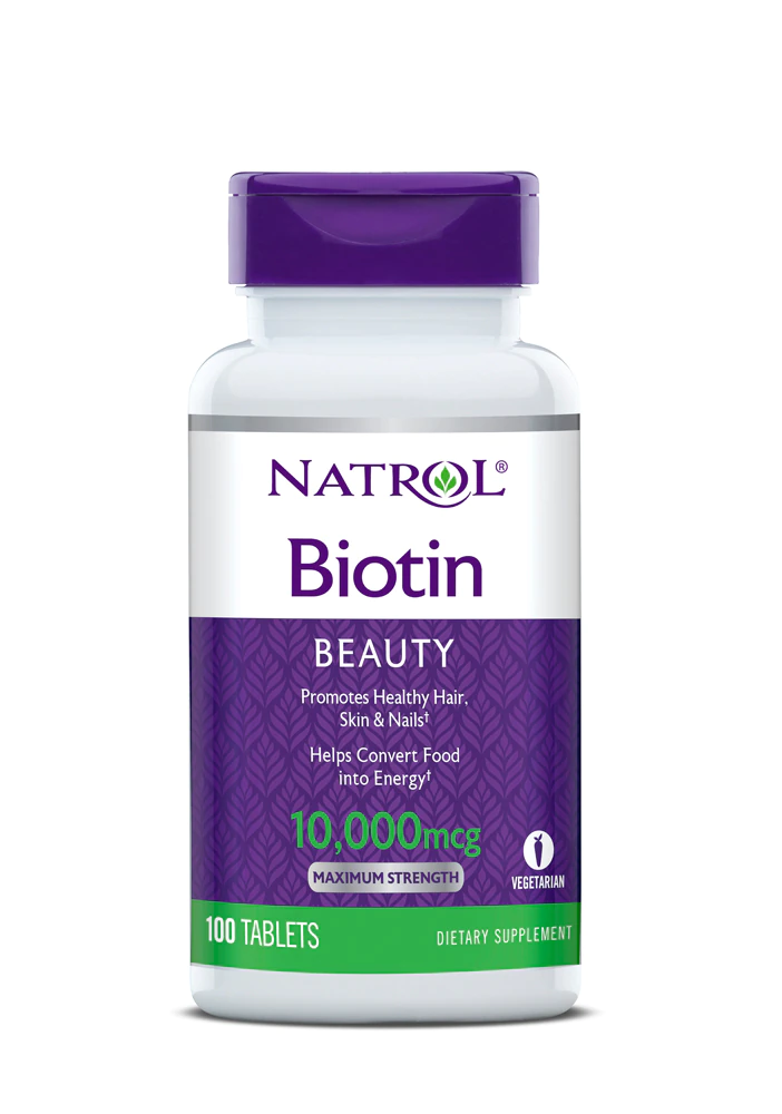 Natrol Biotin -- 10000 mcg - 100 Tablets