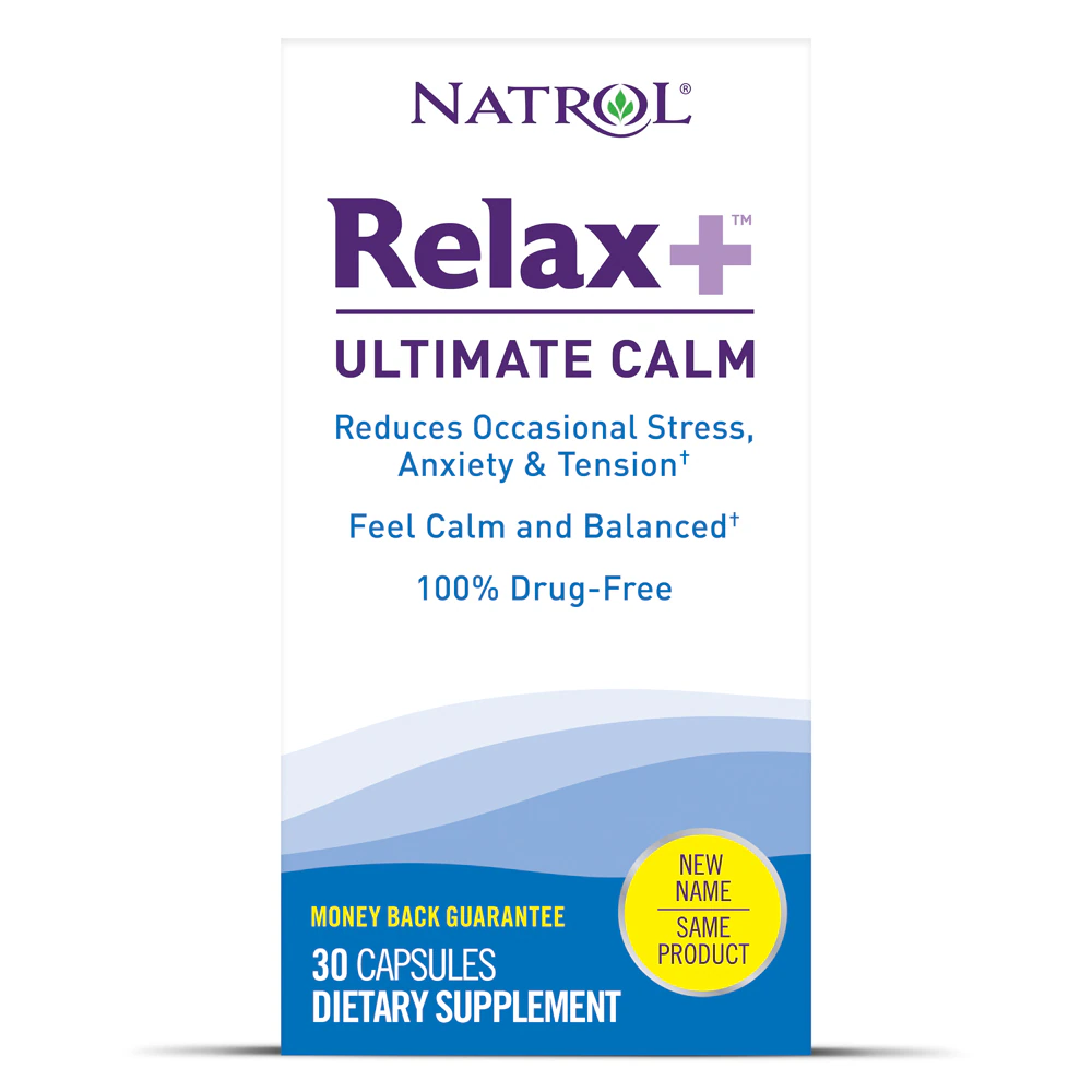 Natrol Relax Plus Ultimate Calm -- 30 Capsules