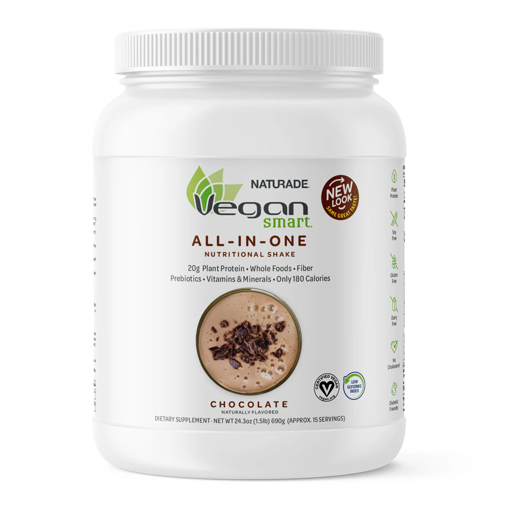 Naturade VeganSmart All-In-One Nutritional Shake Chocolate -- 15 Servings