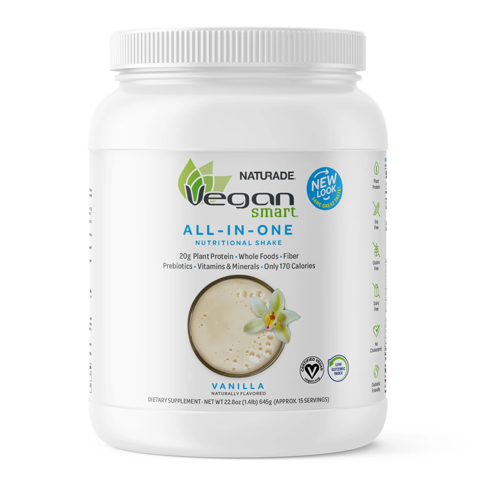 Naturade VeganSmart All-In-One Nutritional Shake Vanilla -- 15 Servings