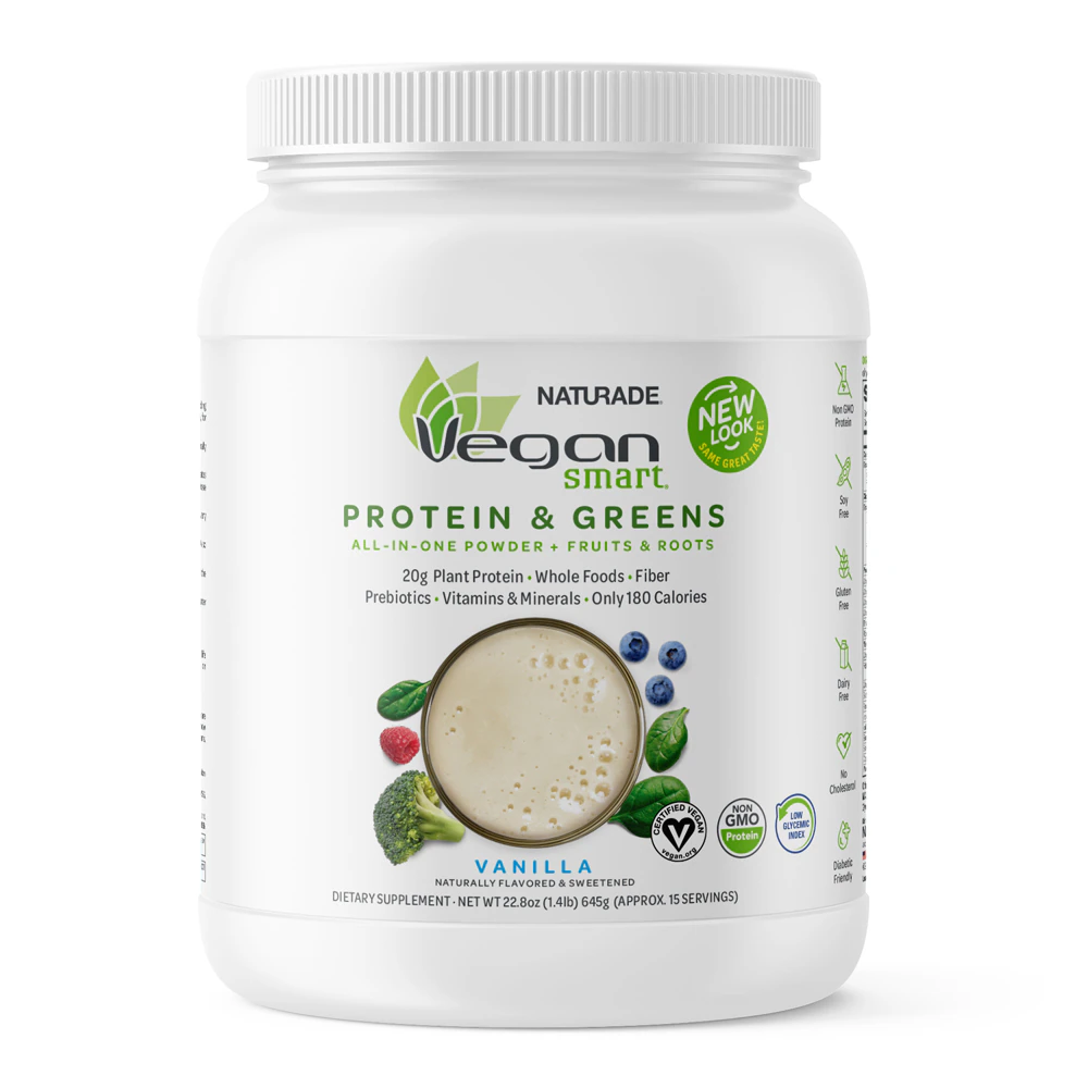 Naturade VeganSmart Protein & Greens Vanilla Cr¨¨me -- 22.8 oz