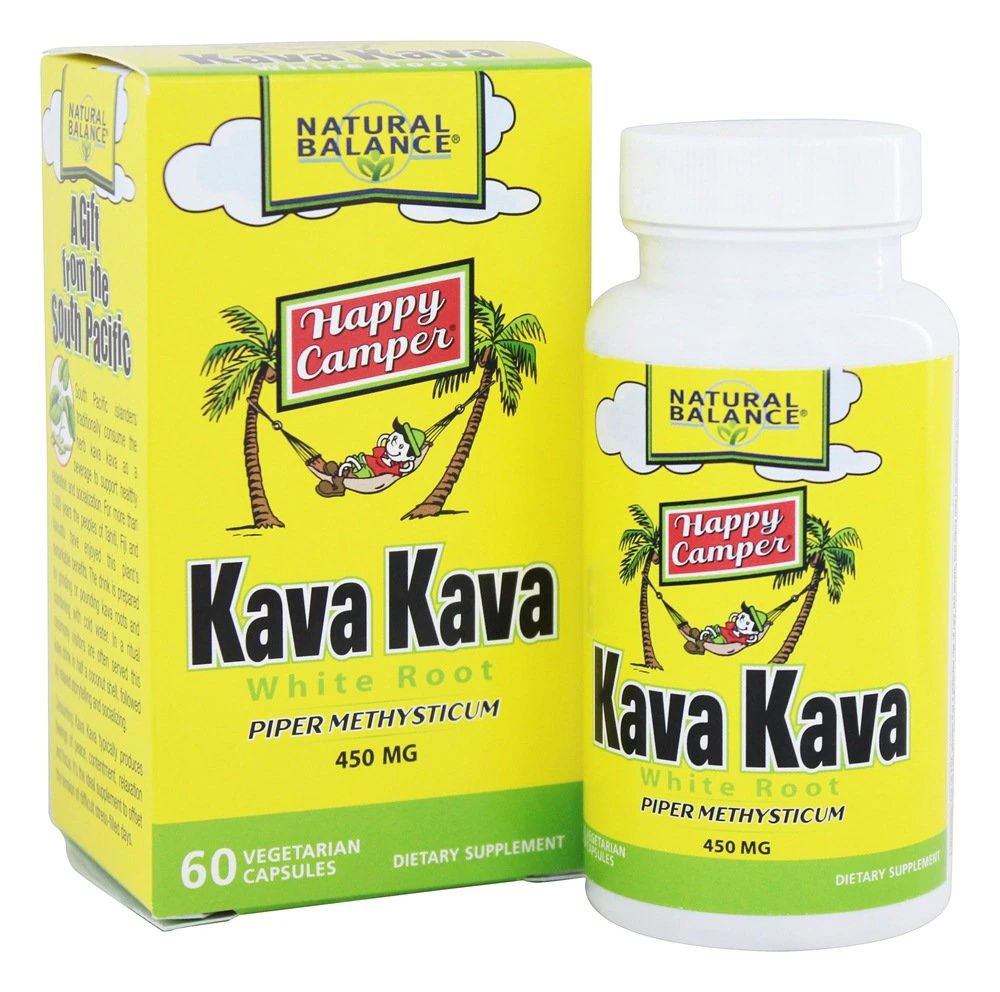 Natural Balance Happy Camper? Kava Kava White Root -- 450 mg - 60 VegCaps