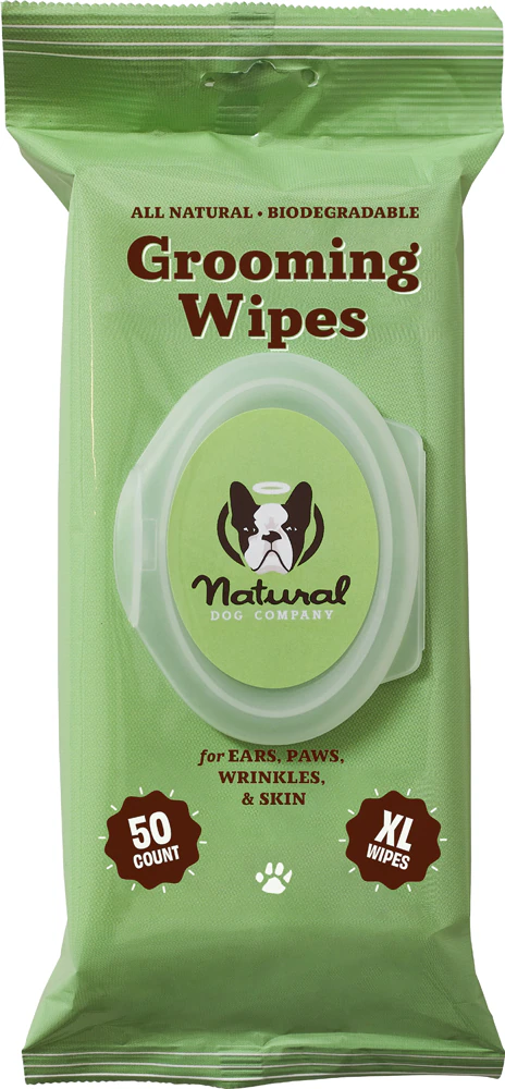 Natural Dog Company Grooming Wipes Aloe Vera For Dogs -- 50 Wipes