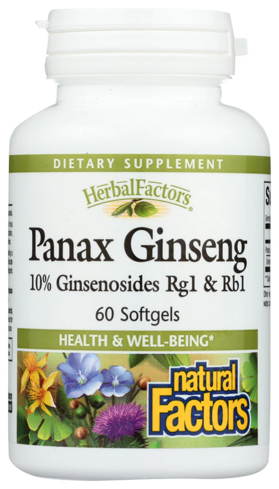 Natural Factors C.A. Meyer Panax Ginseng Extract -- 60 Softgels