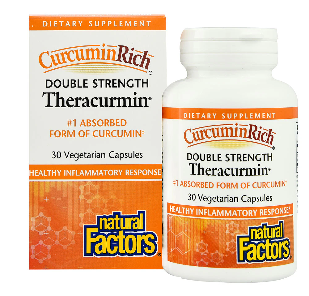 Natural Factors Double Strength Theracurmin? -- 60 mg - 30 Vegetarian Capsules