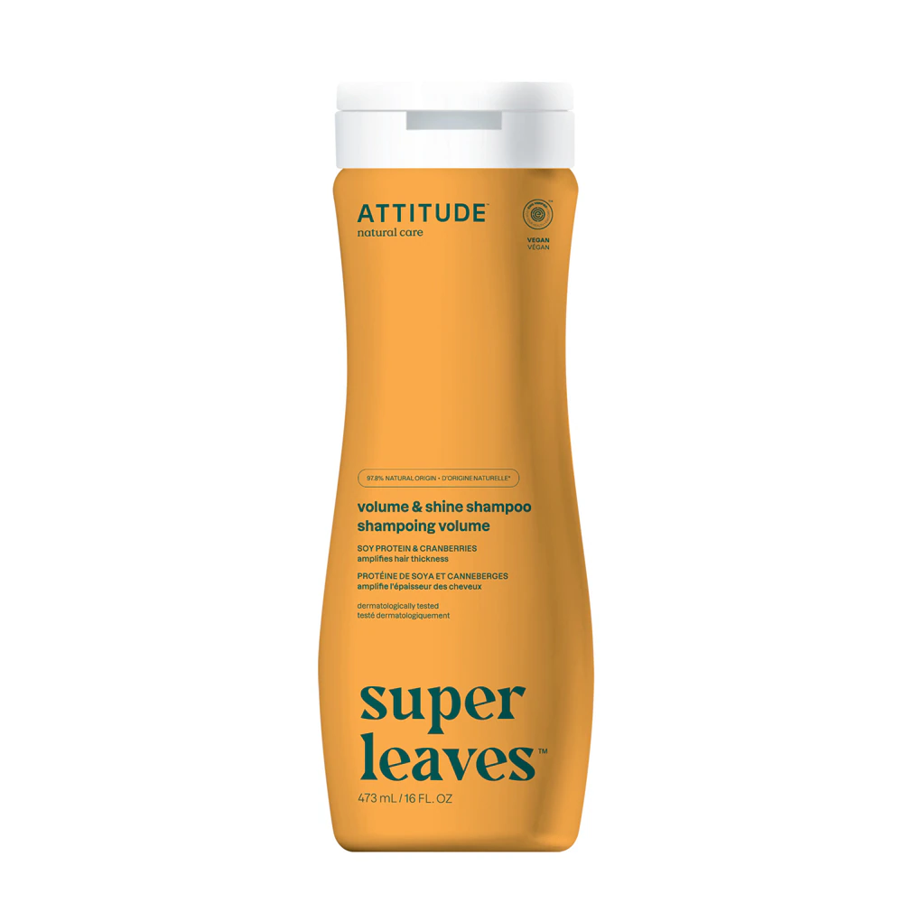 Attitude Super Leaves Soy Protein & Cranberries Shampoo Volume & Shine -- 16 fl oz