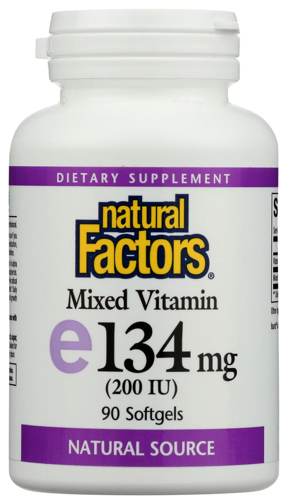 Natural Factors Mixed Vitamin E 134 mg -- 200 IU - 90 Softgels