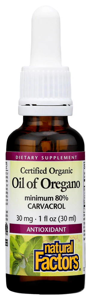 Natural Factors Organic Oil of Oregano -- 1 fl oz