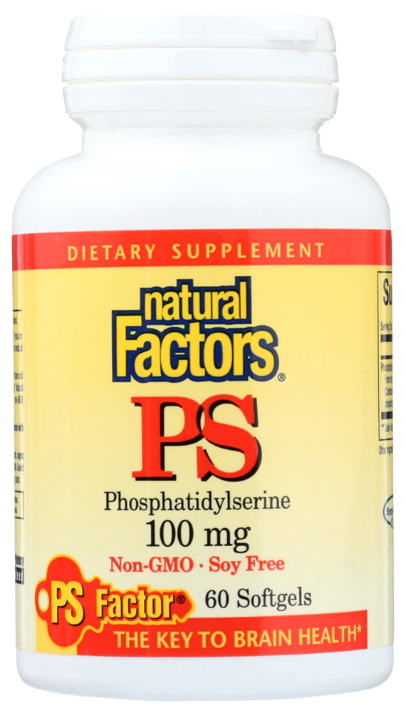 Natural Factors PS Phosphatidylserine -- 100 mg - 60 Softgels