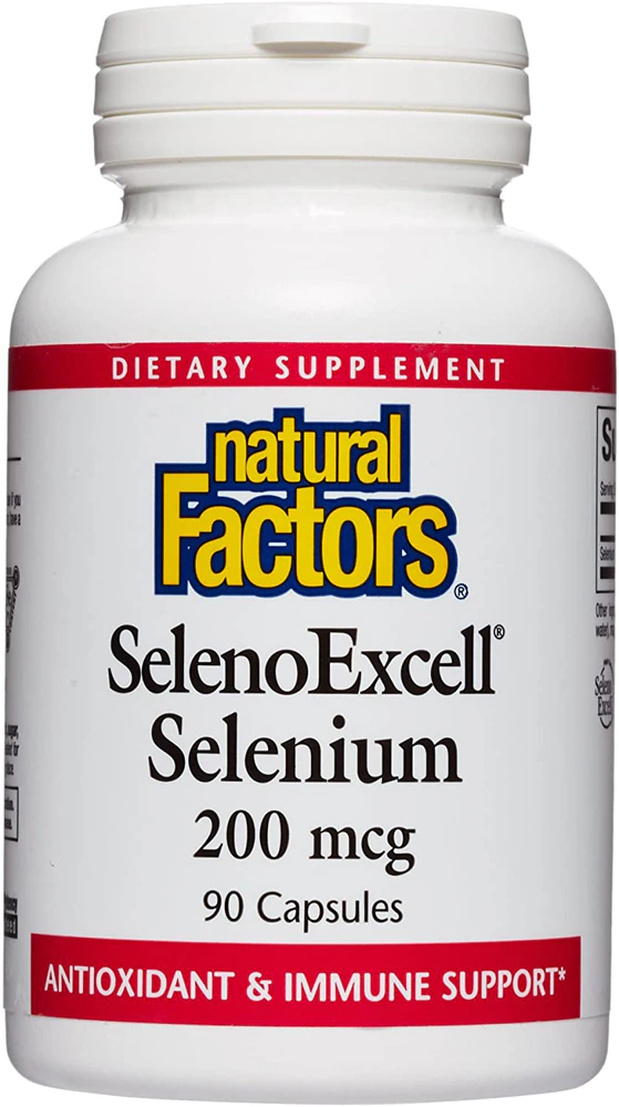 Natural Factors SelenoExcell? Selenium Yeast -- 200 mcg - 90 Capsules