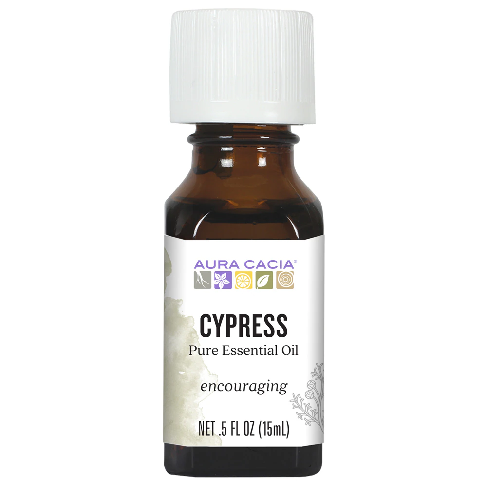 Aura Cacia 100% Pure Essential Oil Cypress -- 0.5 fl oz
