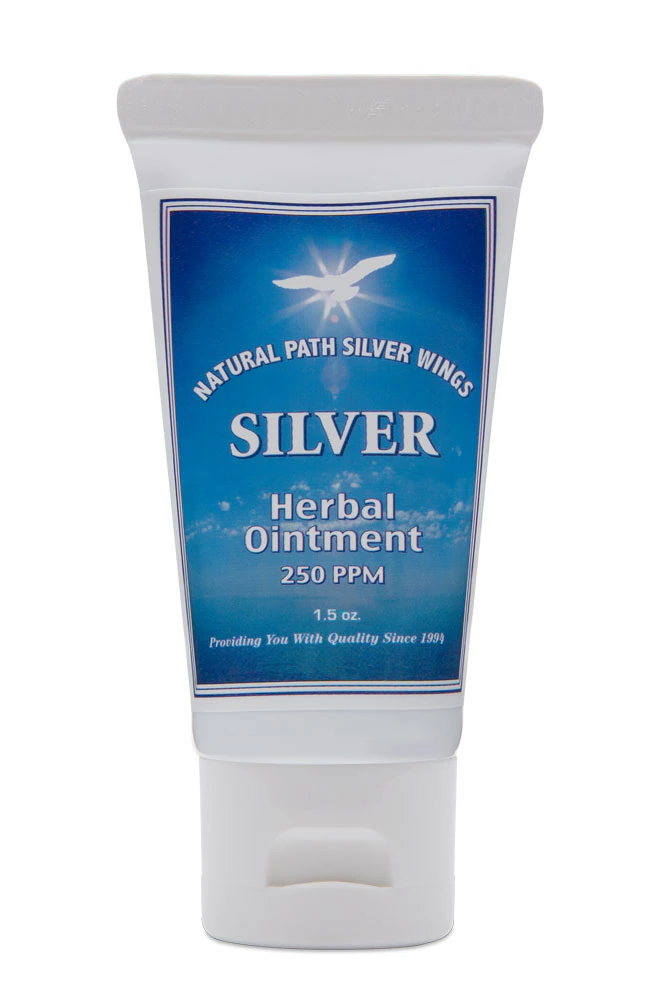 Natural Path Silver Wings Silver Herbal Ointment -- 250 ppm - 1.5 oz