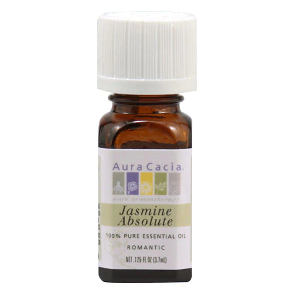Aura Cacia 100% Pure Essential Oil Jasmine Absolute -- 0.125 fl oz