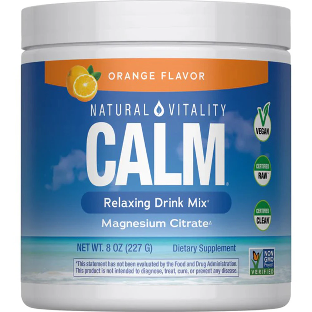 Natural Vitality Calm Magnesium Drink Powder Orange -- 8 oz