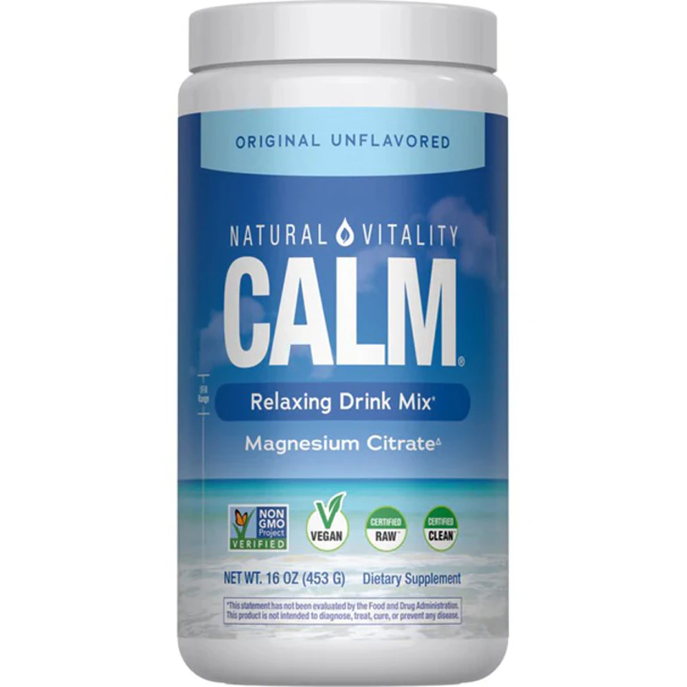 Natural Vitality Calm Magnesium Drink Powder Unflavored -- 16 oz