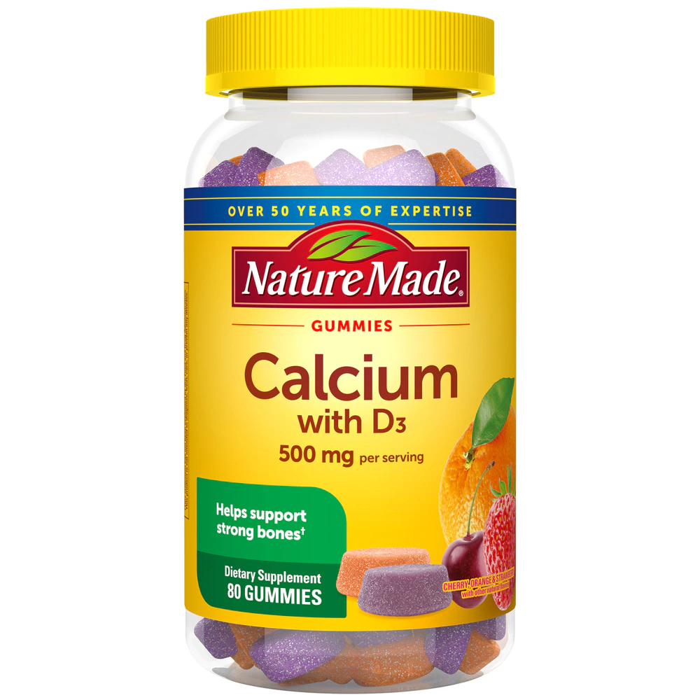 Nature Made Calcium Adult Gummies -- 80 Gummies