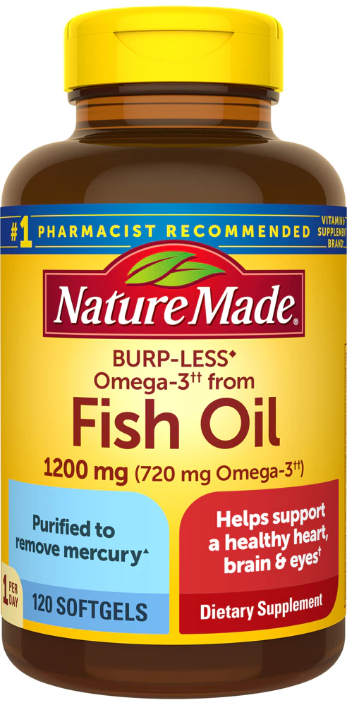 Nature Made Fish Oil -- 1200 mg - 120 Softgels