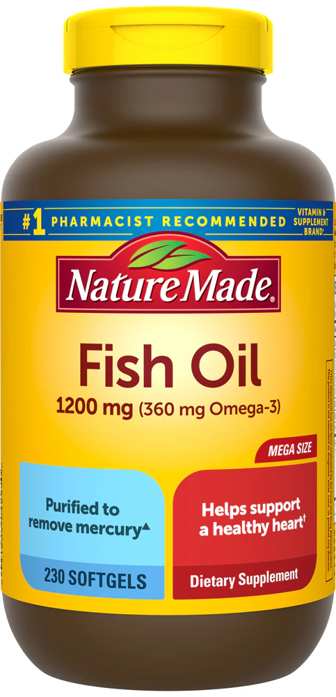 Nature Made Fish Oil -- 1200 mg - 230 Softgels