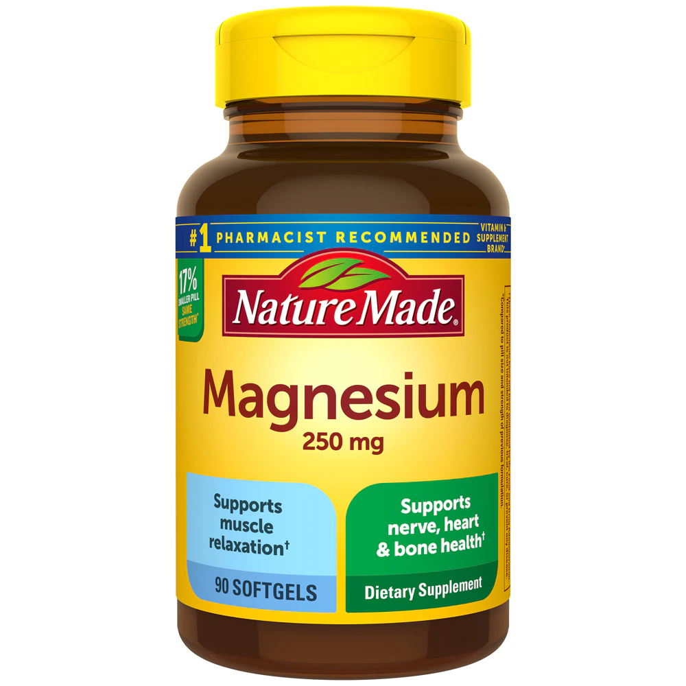 Nature Made Magnesium -- 250 mg - 90 Softgels