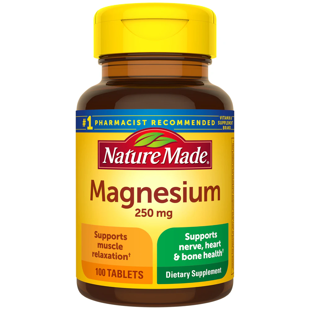 Nature Made Magnesium Oxide -- 250 mg - 100 Tablets