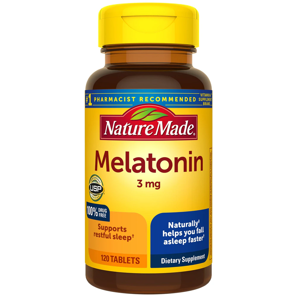 Nature Made Melatonin -- 3 mg - 120 Tablets