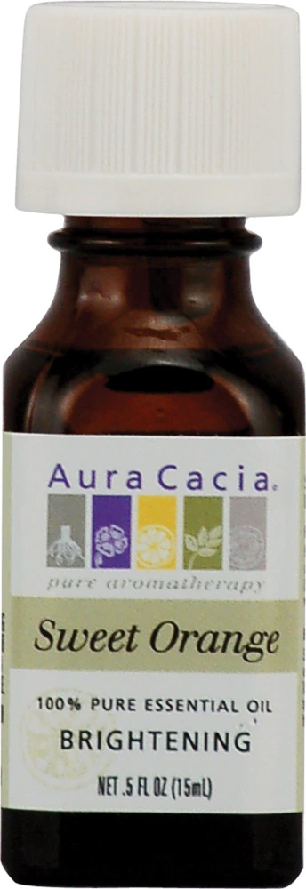 Aura Cacia 100% Pure Essential Oil Sweet Orange -- 0.5 fl oz
