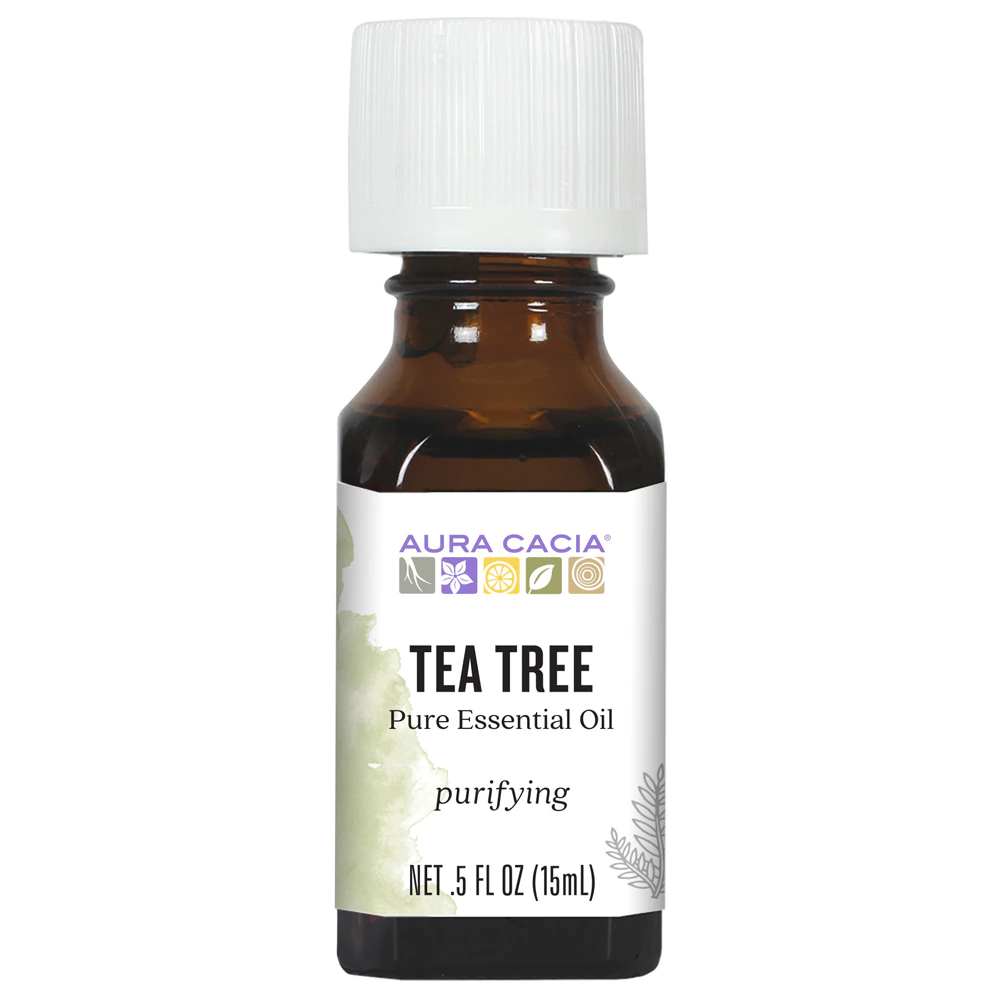 Aura Cacia 100%Pure Essential Oil Tea Tree -- 0.5 fl oz