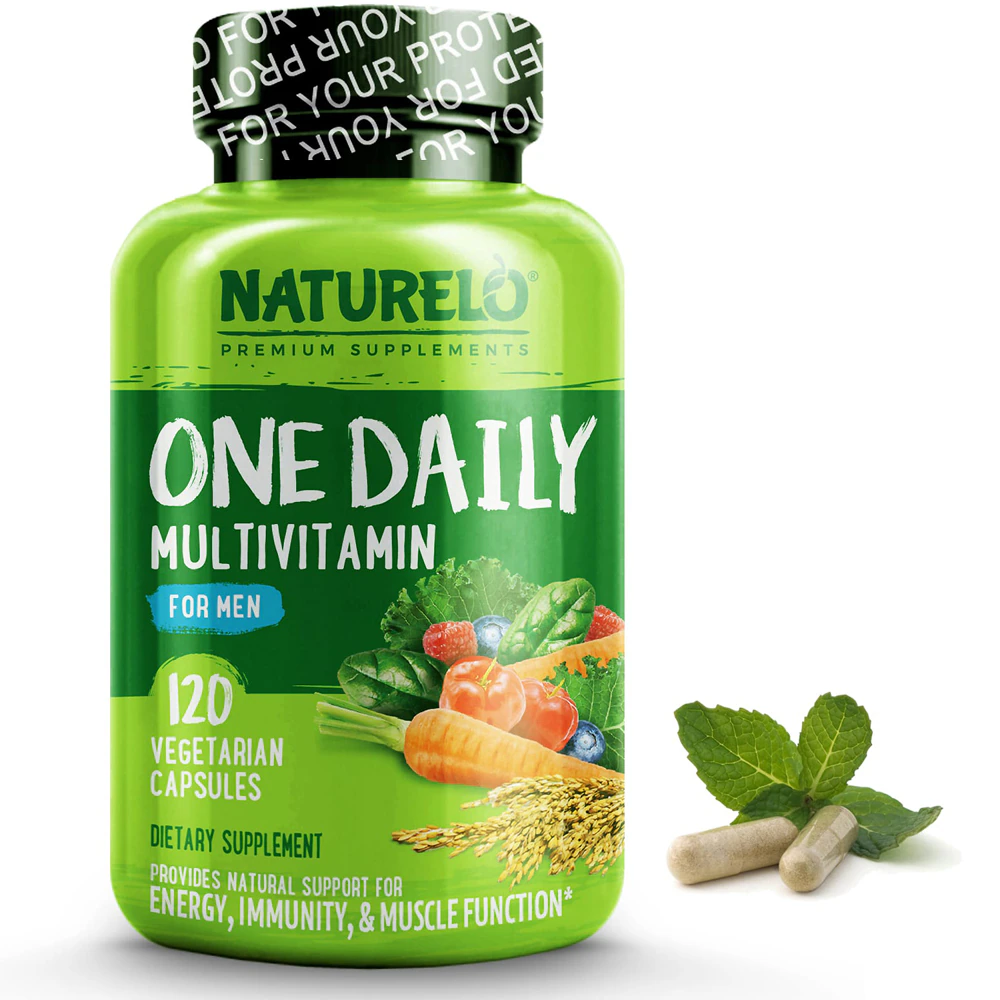 NATURELO One Daily Multivitamin for Men -- 120 Vegetarian Capsules